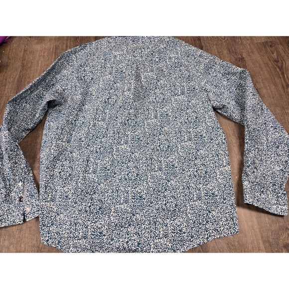 Cody James Men's Core Workforce Floral Print Long Sleeve Button-Down Western XL - Picture 6 of 6